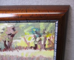 Original Oil Painting of a 1934 Ford 4 Door Sedan, Signed