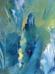 French lily flower impressionist original oil painting canvas cardboard framed