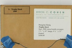 Peregrine Honig – Trophy Stock (2000) ORIGINAL, Mixed Media on Paper