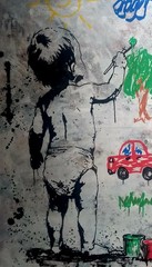 Original Painting Unique Signed Abstract Modern Art Painting Picture Art Banksy