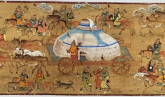 Mongolia Mongolian Painting on Canvas possibly Marzan Sharav ca. 20th century