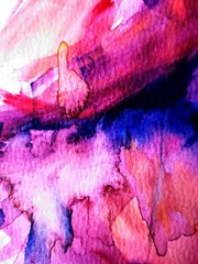 Original Expressionistic Acrylic Watercolor Painting 9 X 12 Paper Art