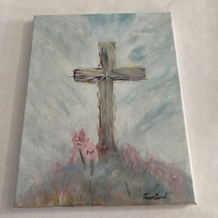 Original Art Acrylic Painting On Canvas COA By Juan Corral Signed 11” X 14”