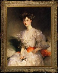 Handmade Old Master-Art Antique Oil Painting Portrait lady girl on canvas