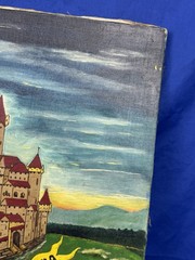 Vintage Painting Medieval Kingdom ~ Nuremberg, Germany ~ Coat of Arms 24″ x 18″