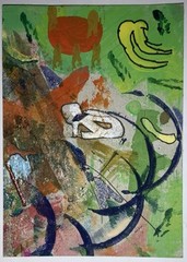 ACEO art card Original 2.5” X 3.5” One Of A Kind Mixed Media Signed By Artist!