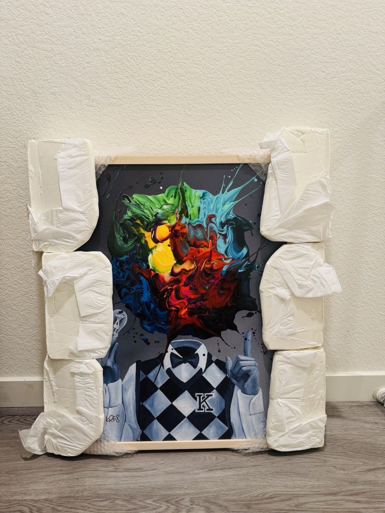 Kre8 „Knowledge Of Self“ Hand-Embellished Giclee – Signed & Framed