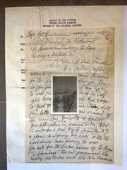 WWII letter US Army Dr. Jewish Surgeon; lost family Holocaust Hague, Neunkirchen