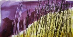 ORIGINAL Landscape WATERCOLOR Painting JMW art John Williams Impressionism