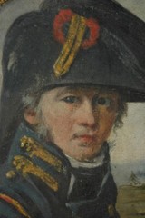 Attr. to Marie-Nicolas Ponce-Camus „Napoleonic adjudant-commandant“ c.1813/15(m)