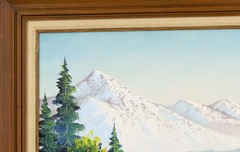 Bob Ross Painting Signed Original Oil on 18×24 Canvas w/ Bob Ross Inc COA