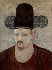 IMPORTANT ANTIQUE KING YEONGJO OF JOSEON DYNASTY PORTRAIT PAINTING OLD KOREAN