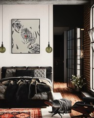 Original Hand Painted Abstract Painting 110x90cm Handmade Unique Wall Art