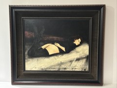Painting Women Women Pretty Female Model Famous Fabio Calvetti Italian Listed