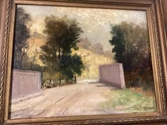 T.C. Duncan Landscape Oil/Canvas Board Nice Frame