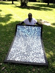 Custom Original Aboriginal Painting by Louise Numina – Made to Order