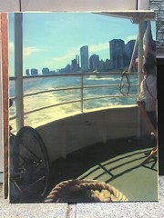 Greg Stirling Painting, „Circle Tour“ 36 x 28, Acrylic On Canvas