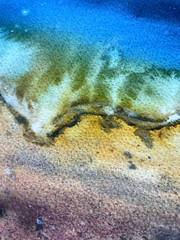 Original Watercolor Painting „Seascape diptych- yin-yang“ Wall Decor Ukraine Art