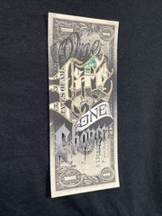 One Life 1 Dollar bill painting Tattoo Art Graffiti Art Street Art motivational