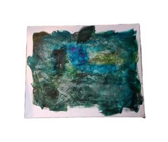 Mixed Media Painting Contemporary Abstract Art Informel Tachisme Zen Signed