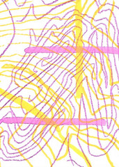 ACEO ATC CARD „Flora in Pink 7“ REASOR Original Abstract Painting 2.5×3.5