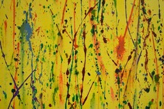 Mark Little Original Giant Profesional Painting 84”X62” (7 Foot) Abstract Modern