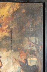 Antique 18th Century Central European Italian School Painting Martyrdom of Saint