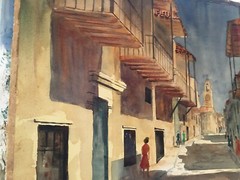 American Artist Dorothy Barberis Mali West Africa Listed Ask Art Sketching Trip