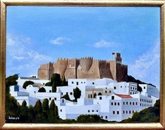 ‚Patmos island‘ Acrylics on Canvas 30×40 cm.