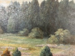Oil On Canvas Signed: Alleged American School Hudson River School?
