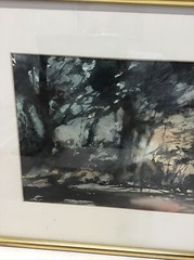 W. Donaldson Watercolor “A Day Ending” Framed 19” x 12.75” Sight 13.75” x 7.5”