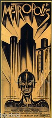 Painting vintage print art poster METROPOLIS movie