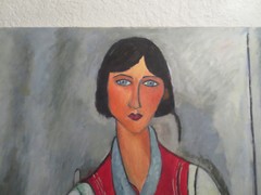 AMEDEO MODIGLIANI Gypsy Woman with Baby Repro OIL Painting 30“x40″