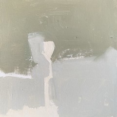 Modern Landscape Original Oil Painting Unique Abstract 8×8 Aldo Cherres Art