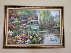 Framed Oil Landscape Painting Claude Monet Original Reproduction