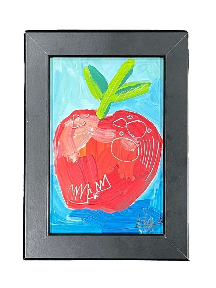 PAINTING ORIGINAL ACRYLIC ON FIBERBOARD 4”X6”(FRAME INCLUDED)CUBAN ART by LISA