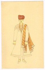 Handmade Indian Miniature Painting Of Indian Groom Art On Paper 7×11.5 Inches