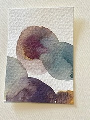 ACEO Hand-Painted Original Watercolor Painting Art Card (2.5 x 3.5 inches)