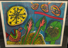 GUILLAUME CORNEILLE „Un Rêve Végétal“ 1970 Lithograph Signed DS61
