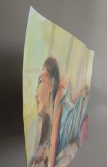GERRY MILLER. Watercolour. „Woman“. No frame. 24x32cm.