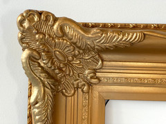 Vintage Ornate Gold Gilt Wood Frame 20″x18″ – Internal 10.15″x8.15″