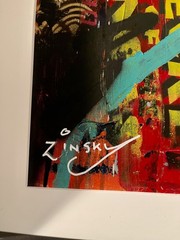 Original Oil Painting Indiana Jones II – Signed by Zinsky – 19×25 w/ COA