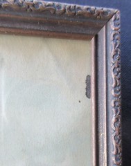 Vintage Framed Untitled Original Watercolor on Paper Signed O. E. Hart