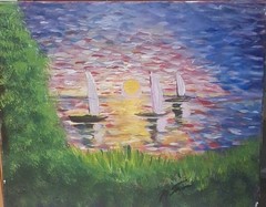 The Edge of the World, Acrylic Painting – 16×20 Hand Painted Artwork on Canvas