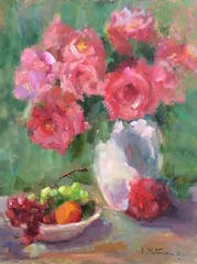 Original Oil Painting 20×16″ Floral Still Life Artist Signed 2000-Now