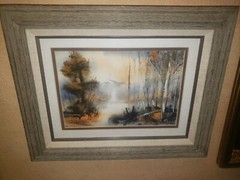 RICHARD EMERSON WILLIAMS „PIKES PEAK IMPRESSION“ WATERCOLOR LISTED ARTIST 8 X 10