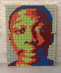 Custom Rubik’s Cube Artwork | Handmade by Danil Gavrish | Personalized Portrait