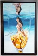 Gorgeous GINA MUXO RAMOS Framed REFLECTIONS Of My DREAMS Original OIL on CANVAS