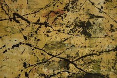 Jackson Pollock Original ￼Giant Canvas Painting 81”X62” (6 Foot 9 inch) Abstract