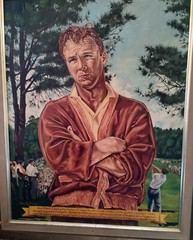 Arnold Palmer Portrait – 1965 PGA, 28″X32″, Original Oil Painting, ca 1965